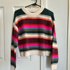 American Eagle Outfitters Colorful Striped Sweater